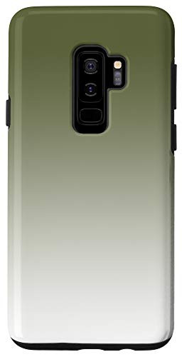 Galaxy S9plus Ombre Dark Green Olive Pattern AEJ068 Case