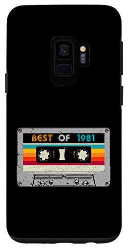 Galaxy S9 Best of 1981 39th Birthday Gift Vintage Cassette Tape Case
