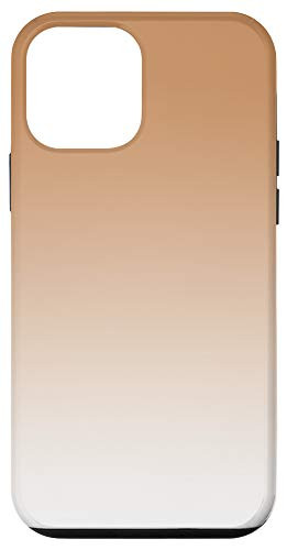 iPhone 12 mini Ombre Light Beige Brown Pattern AEJ116 Case