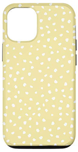 iPhone 12/12 Pro Vintage Cute Beige Polka Dot Pattern Women Girls Design Case