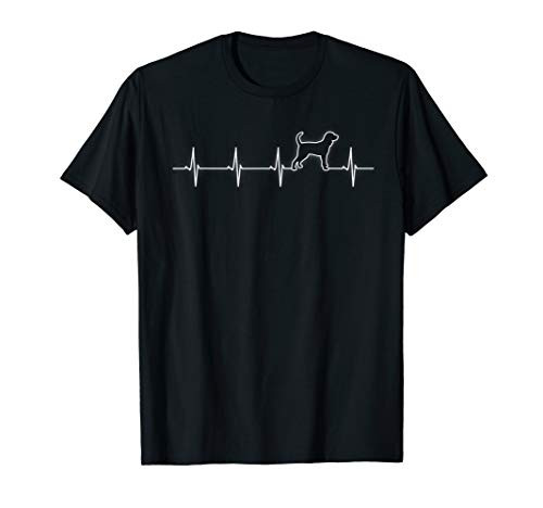 Black And Tan Coonhound Heartbeat Dog Gifts T-Shirt