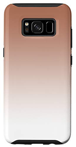 Galaxy S8 Ombre Brown Beige Red Pattern AEJ110 Case