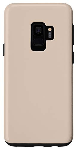 Galaxy S9 Matte Pastel Beige Brown Pattern AEJ073 Case