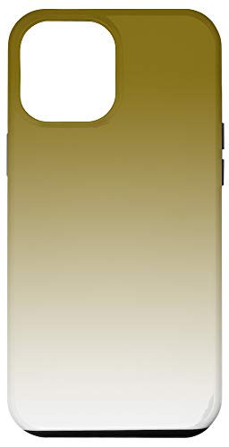 iPhone 12 Pro Max Ombre Dark Green Olive Pattern AEJ166 Case