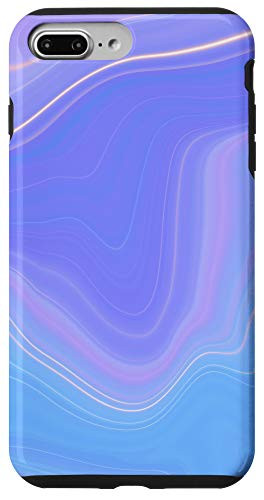 iPhone 7 Plus/8 Plus Cyan Blue Yellow Orange Purple Pink Swirl Pattern AEP158 Case