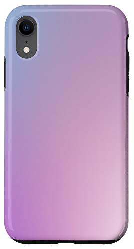 iPhone XR Rainbow Purple Lavender  and  Teal Swirl Pattern AEN184 Case