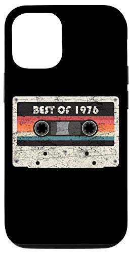 iPhone 12/12 Pro Best of 1976 44th Birthday Gifts Cassette Tape Vintage Retro Case