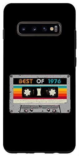 Galaxy S10plus Best of 1976 44th Birthday Gift Vintage Cassette Tape Case