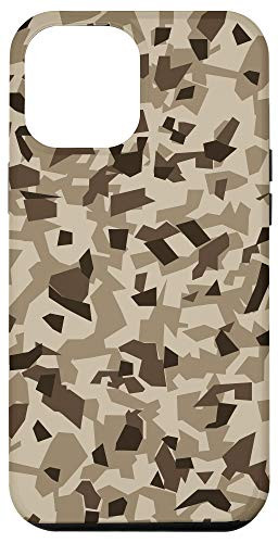 iPhone 12 Pro Max Tan Brown Khaki Taupe Camo Camoflage AEH733 Case