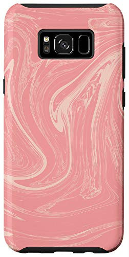 Galaxy S8plus Tan Pink Brown Swirl Pattern AEP304 Case