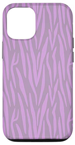 iPhone 12/12 Pro Lavender Pink Gray Zebra Print Animal AEW175 Case