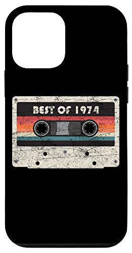 iPhone 12 mini Best of 1974 46th Birthday Gifts Cassette Tape Vintage Retro Case