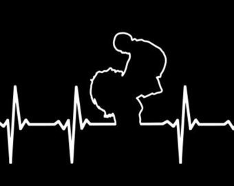 Mom Life Pulse Decal Vinyl Sticker|Cars Trucks Vans Walls Laptop| White |5.5 x 3 in|LLI419