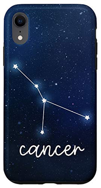 iPhone XR Cancer Stars Astrology Horoscope Galaxy Blue Sign LBP0004 Case iPhone XR Cancer Stars Astrology Horoscope Galaxy Blue Sign LBP0004 Case