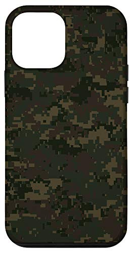 iPhone 12 mini Tan Green Brown Khaki Taupe Camo Camoflage AEH887 Case