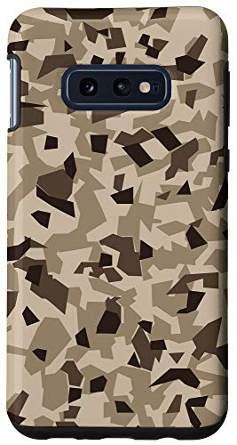 Galaxy S10e Tan Brown Khaki Taupe Camo Camoflage AEH923 Case