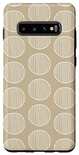 Galaxy S10plus Tan Brown White AEP628 Case