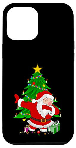 iPhone 12 Pro Max Dabbing Santa, Christmas Tree, Star Ornament, Holiday Gift Case