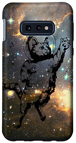 Galaxy S10e Cat In Space Astronaut Kitty Reaches For The Stars Case