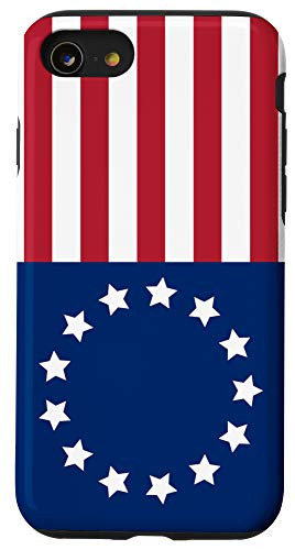 iPhone SE (2020) / 7 / 8 Betsy Ross Flag with 13 Stars American Revolutionary Flag Case