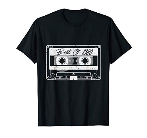 Cassette Tape Shirt Best Of 1980 40th Birthday Gifts T-Shirt
