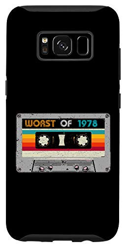Galaxy S8 Worst of 1978 42th Birthday Gag Gift Vintage Cassette Tape Case