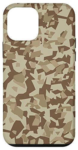 iPhone 12 mini Brown Khaki Green Tan Camo Camoflage AEH743 Case