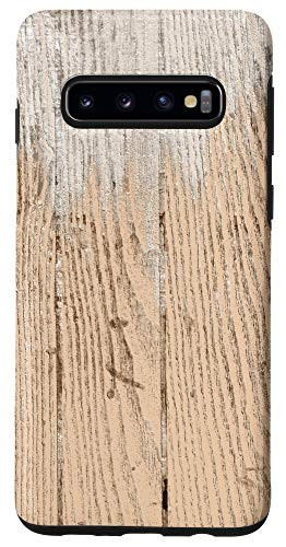 Galaxy S10 Tan Brown Orange Pink White Gray Rustic AEP118 Case