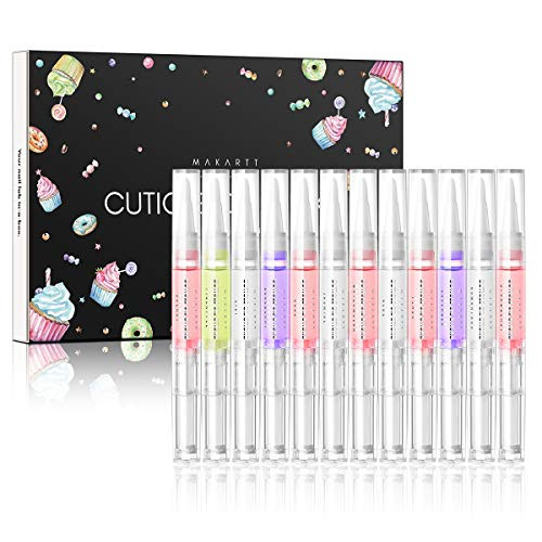 Makartt 12Pcs Cuticle Oil Pen Set, Sweet Cravings Collection Cuticle Revitalizer Oil 5ML Nail Repair Oil Cuticle Softener Nail Cuticle Care Kit for Acrylic Nail Oil For Manicure Cuticle Oil Pen Bulk Makartt 12Pcs Cuticle Oil Pen Set, Sweet Cravings Collection Cuticle Revitalizer Oil 5ML Nail Repair Oil Cuticle Softener Nail Cuticle Care Kit for Acrylic Nail Oil For Manicure Cuticle Oil Pen Bulk