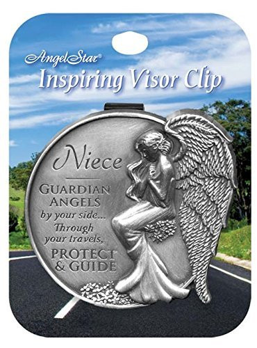 Angelstar 15688 Niece Guardian Angel Visor Clip Accent, 2-1/2-Inch
