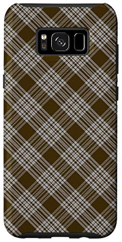Galaxy S8plus Menzies Brown Tartan Plaid Scottish Clan Family Pattern Case