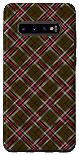 Galaxy S10plus Loch Ness Tartan Plaid Scottish Clan Family Pattern Case