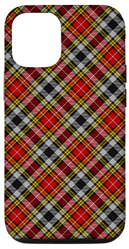 iPhone 12/12 Pro Buchanan Old Dress Tartan Plaid Scottish Clan Family Pattern Case