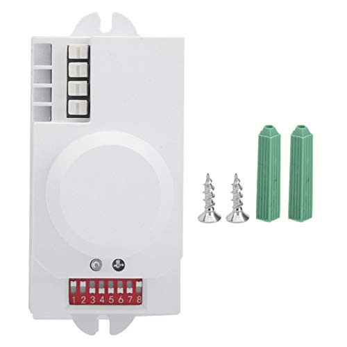 Motion Sensor, Radar Induction Control Equipment Microwave Sensor Switch, High Sensitivity Microwave Radar Induction for Home,Office LED Light Switch