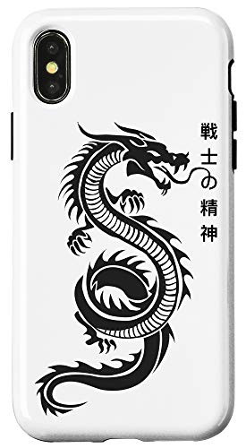iPhone X/XS Chinese Writing Dragon Lover Tattoo New Year Case