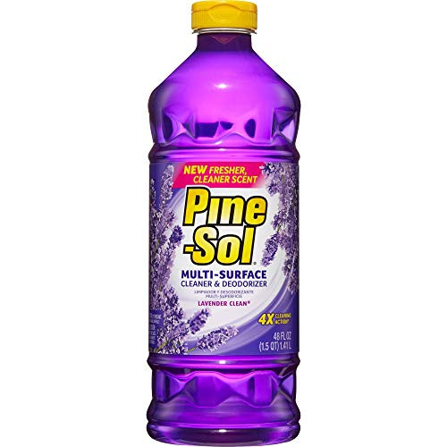 Pine-Sol All Purpose Multi-Surface Cleaner, Lavender Clean, 48 Ounces (Package May Vary)