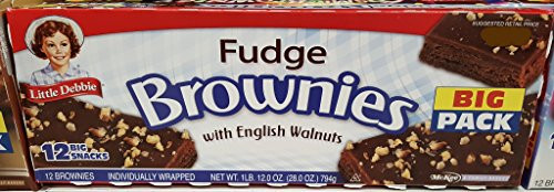 Little Debbie Big Packs 2 Boxes of Snack Cakes  and  Pastries (Fudge Brownies)