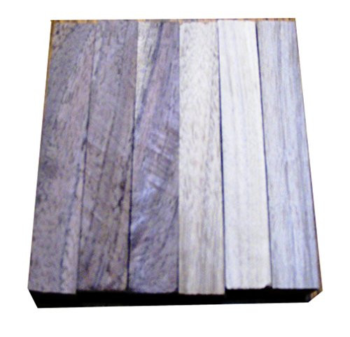 North American Walnut Wood Turning Pen Blanks   Wood Pen Blanks 6 Pack   3/4 inch X 3/4 inch X 5 inch
