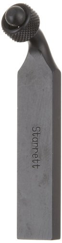 Starrett PT07107A Gooseneck Shank for Last Word Dial Test Indicators, 1/4 x 1/2 inch Shank Size