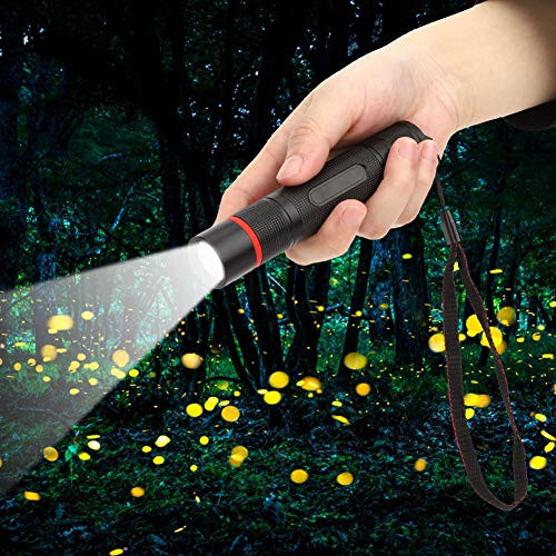 Natruss LED Torch, Flashlight, Waterproof Camping Cycling for Outdoor Mountain Climbing(Black)