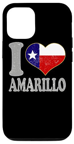 iPhone 12/12 Pro Patriotic Amarillo Texas Flag Texan Lone Star State Gift Case