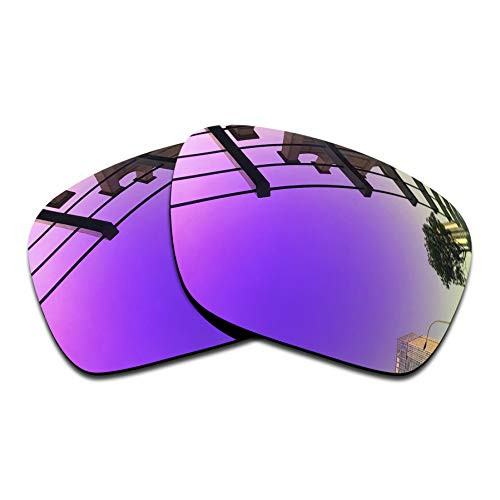 SEEABLE Premium Polarized Mirror Replacement Lenses for Oakley TwoFace OO9189 Sunglasses - Violet Mirror