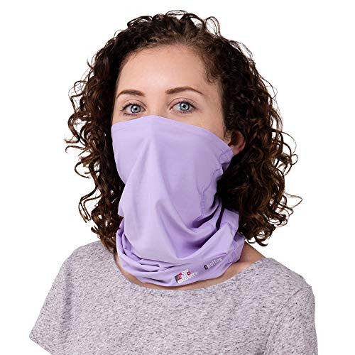 Nonzero Gravity Cooling Hood   Tactical Hoodie, Head Wrap and Neck Scarf for Cycling, Biking and Sports (12-in-1, Lavender)