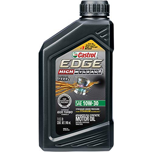Castrol 06129 EDGE High Mileage 10W-30 Advanced Full Synthetic Motor Oil, 1 quart Castrol 06129 EDGE High Mileage 10W-30 Advanced Full Synthetic Motor Oil, 1 quart