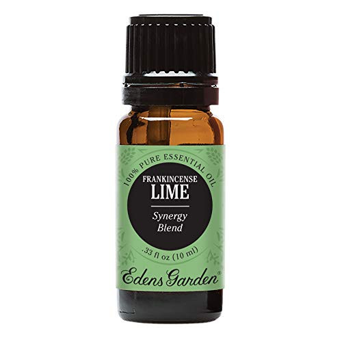 Edens Garden Frankincense Lime Essential Oil Synergy Blend, 100percent Pure Therapeutic Grade (Congestion  and  Energy) 10 ml