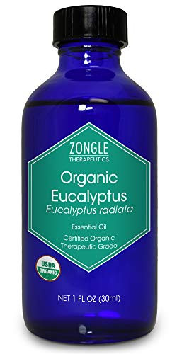 Zongle USDA Certified Organic Eucalyptus Oil, Eucalyptus Radiata, 1 OZ