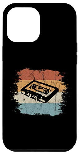 iPhone 12 Pro Max Retro Old School Cassette Silhouette Vintage Mix Tape Case