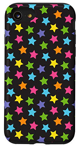 iPhone SE (2020) / 7 / 8 Rainbow Pattern Cute Multicolor Colorful Stars Case