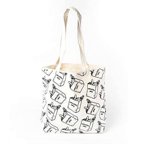 Eating Your Feed Grocery Bags Tote Bag