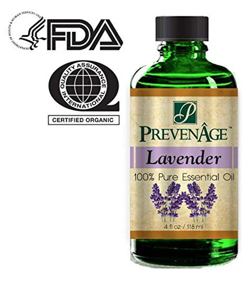Best French Lavender Essential Oil - Top Aromatherapy Oil - 100percent Pure - Therapeutic Grade and Premium Quality - 4 oz by Prevenage Best French Lavender Essential Oil - Top Aromatherapy Oil - 100percent Pure - Therapeutic Grade and Premium Quality - 4 oz by Prevenage